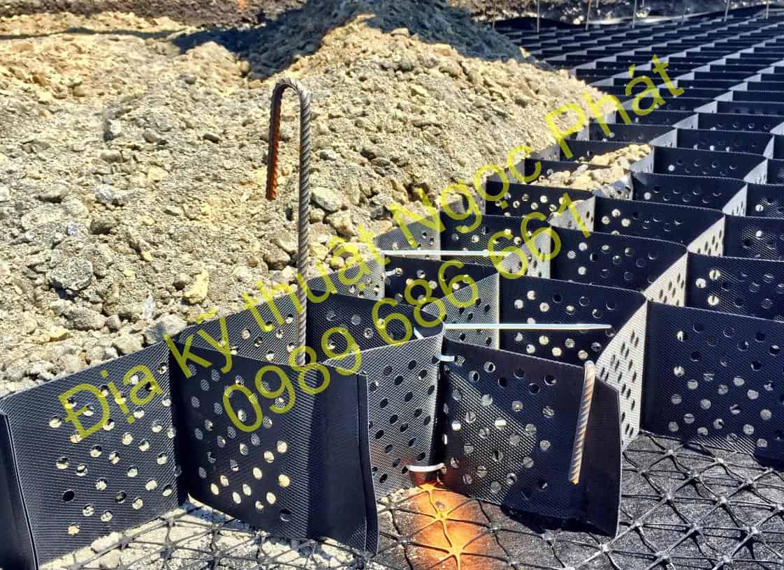 Ô địa kỹ thuật Geocell GC1544 HDPE