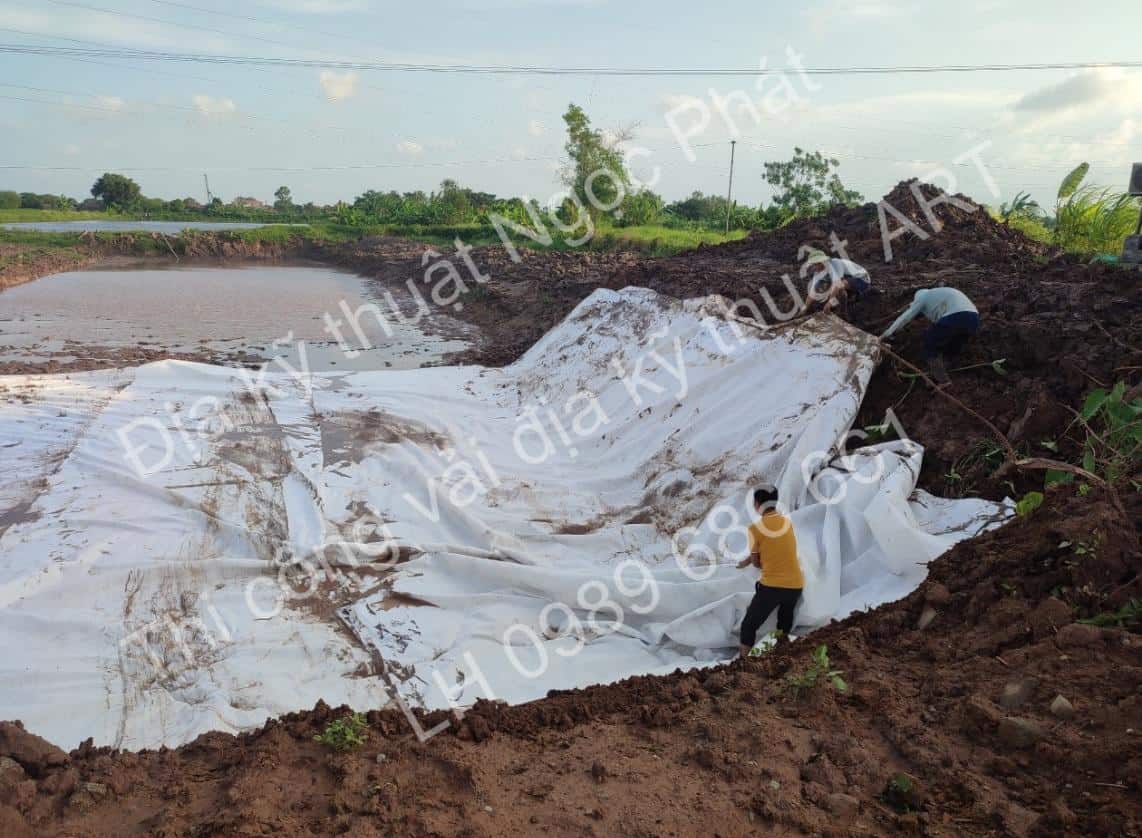 Thi công vải địa kỹ thuật không dệt ART