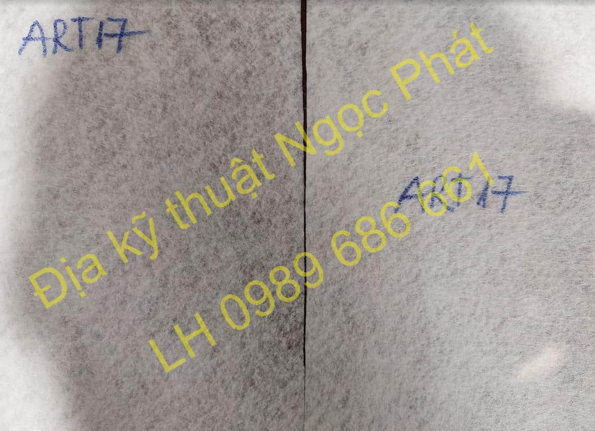 Vải địa kỹ thuật ART17 lực kéo 17kN/m là vải địa không dệt xuất xứ Việt Nam