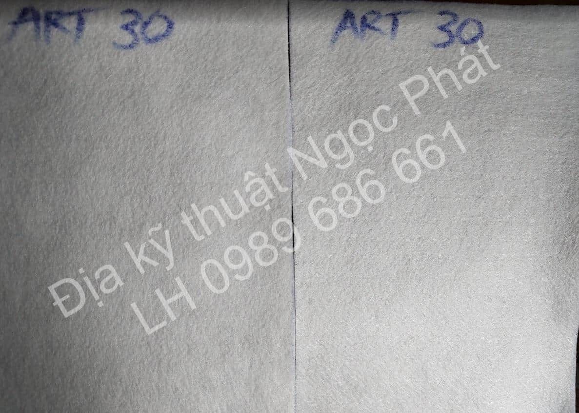 Vải địa kỹ thuật ART30 lực kéo 30kN/m là vải địa không dệt