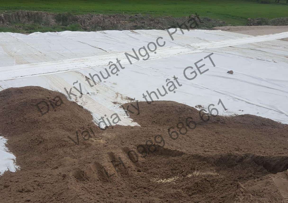Vải địa kỹ thuật GET ứng dụng gia cường cho nền đường